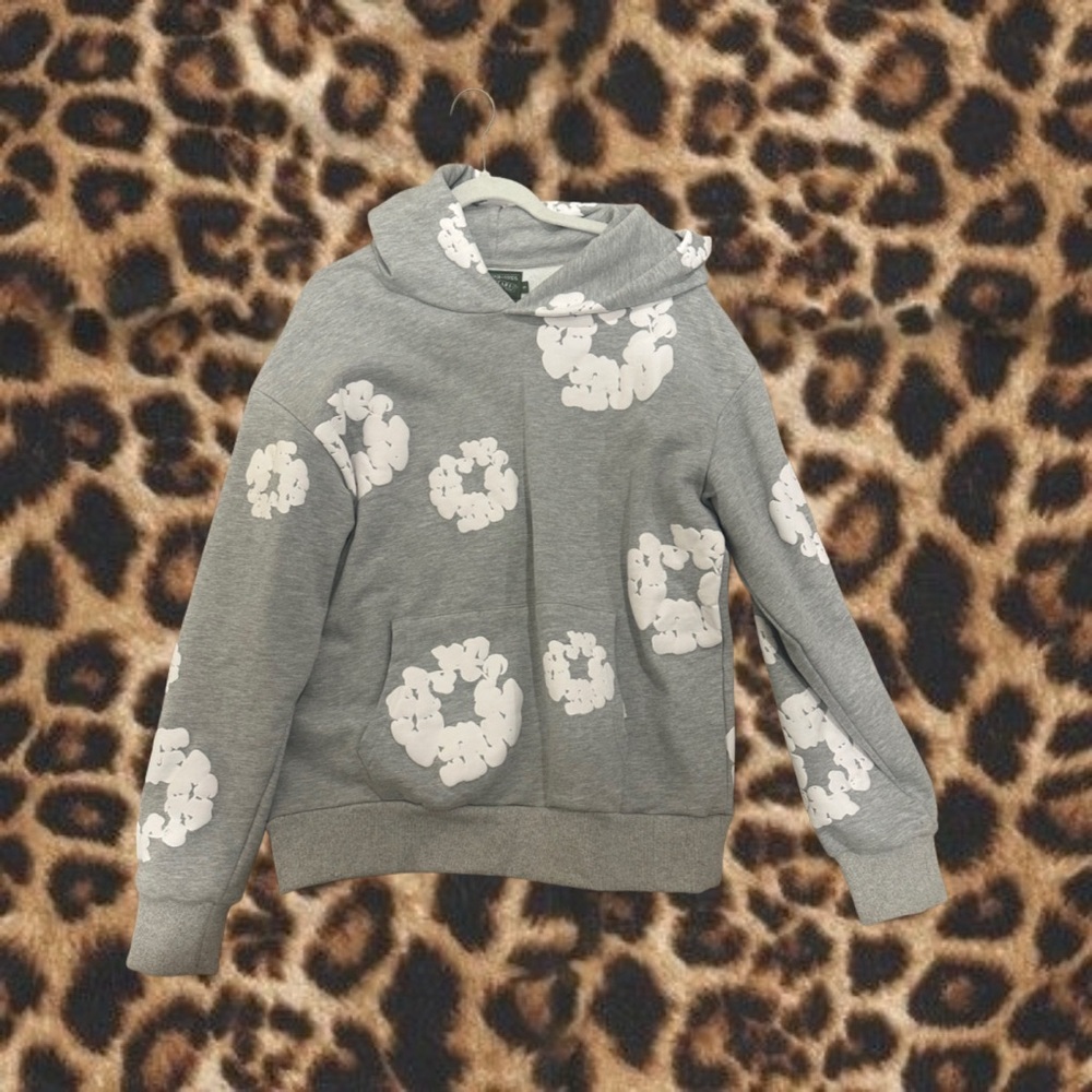 Gray Denim Tears Hoodie